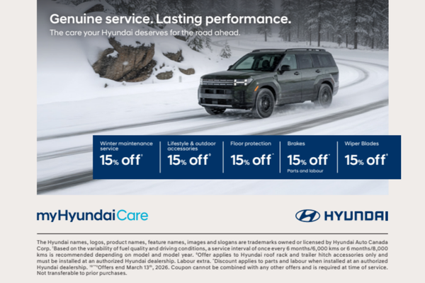 Winter Service Specials!